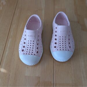 Native Jefferson Sneakers - Milk Pink/White, 6 M US Toddler